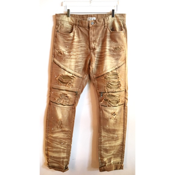 smoke rise biker jeans